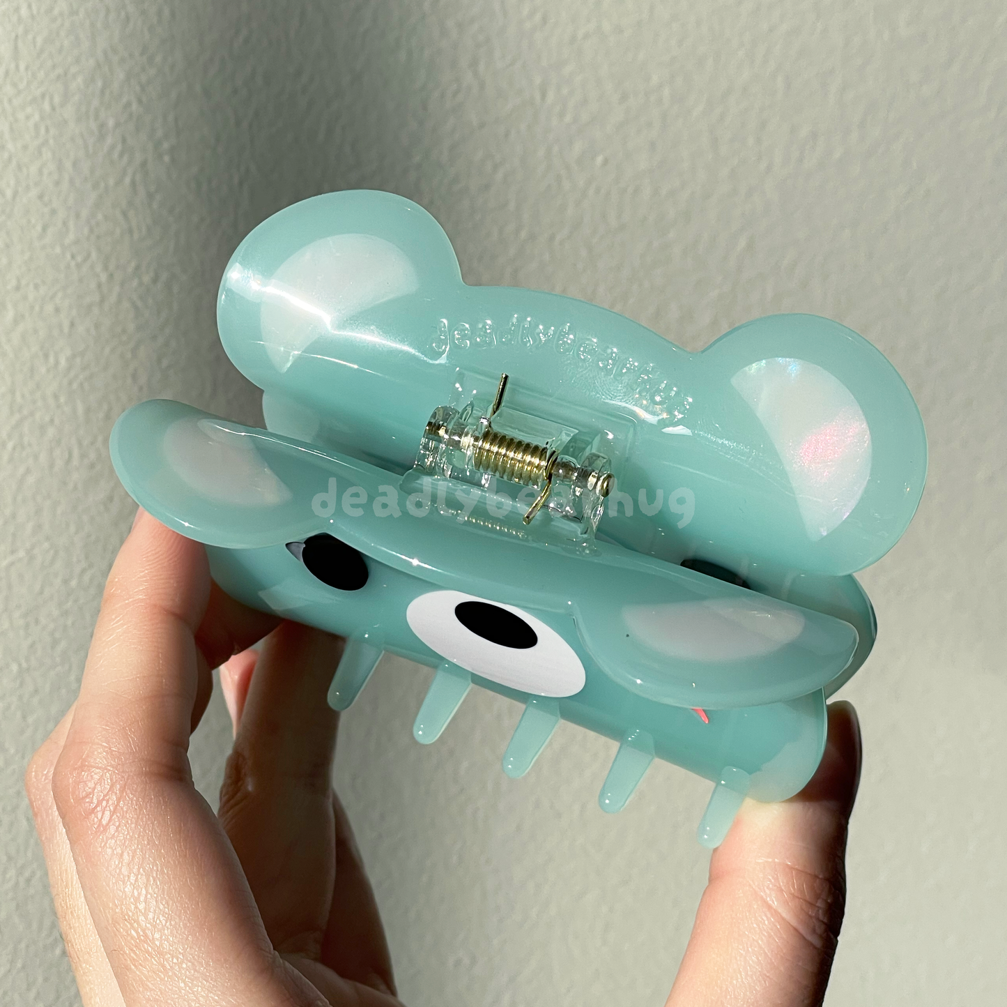 deadlybearhug bear hair clip