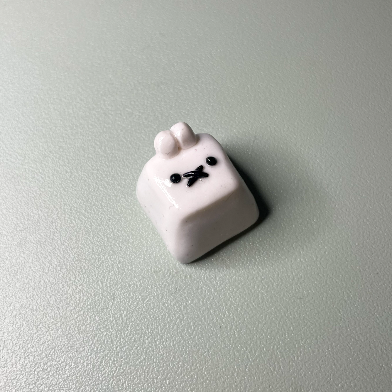 Miffy Bunny Polymer Clay Keycaps / Handcrafted Artisan Decor for Mechanical Keyboard