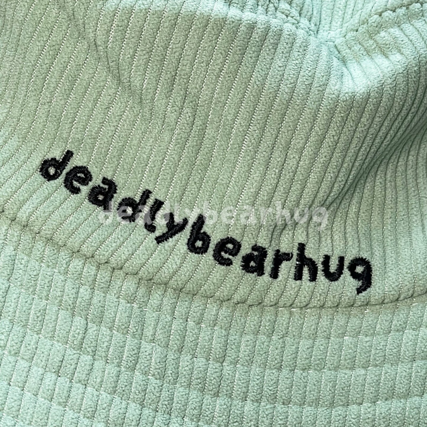 Deadlybearhug Cute Corduroy Bucket Hat