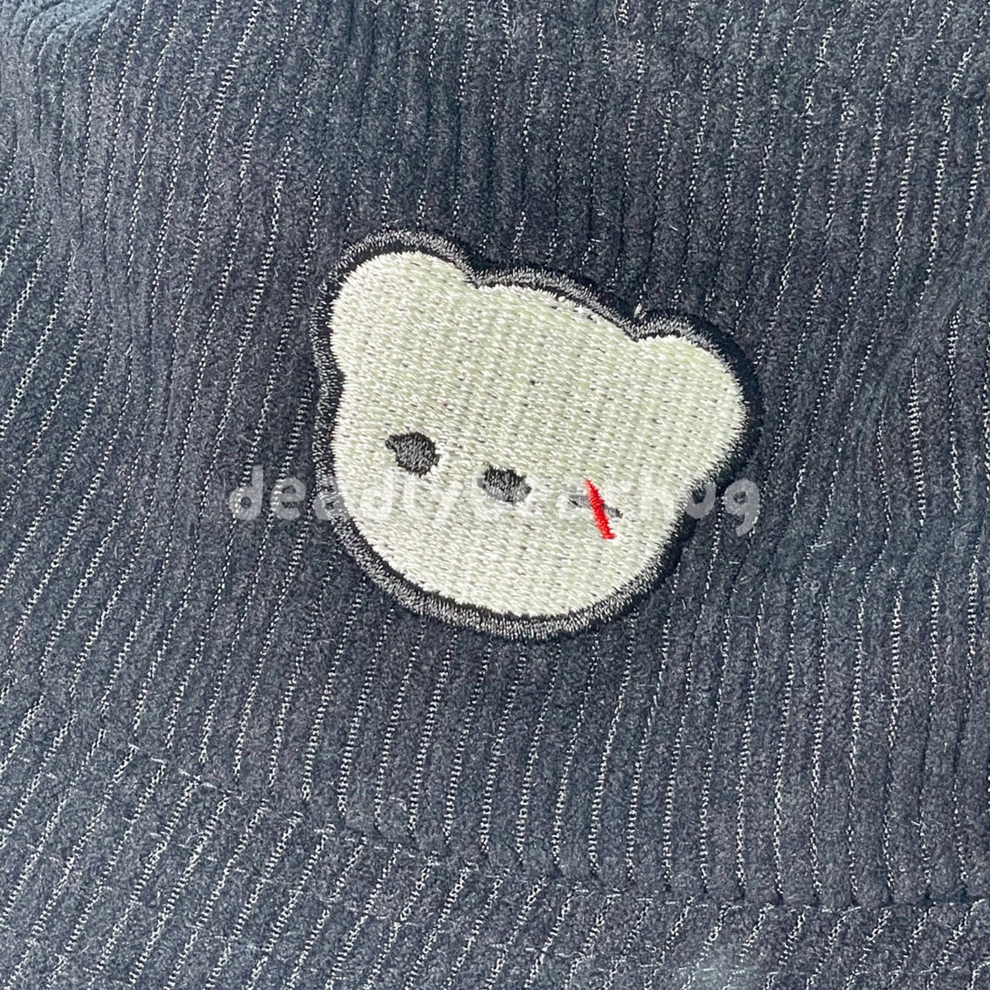 Deadlybearhug Cute Corduroy Bucket Hat