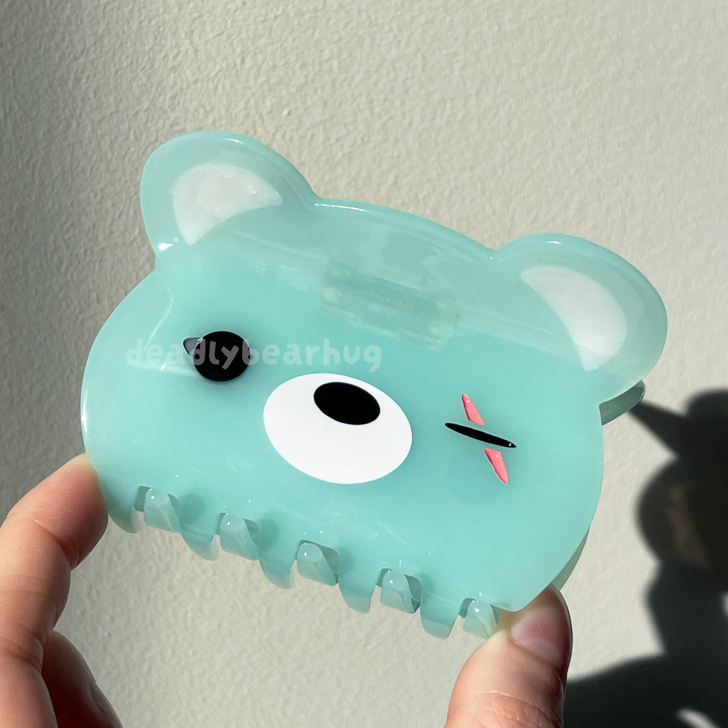 deadlybearhug bear hair clip