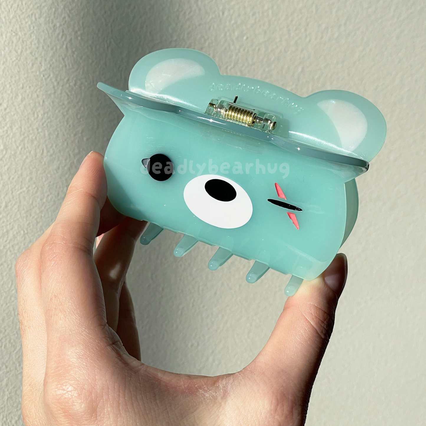deadlybearhug bear hair clip