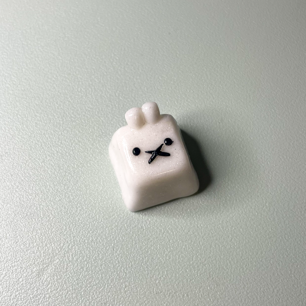 Miffy Bunny Polymer Clay Keycaps / Handcrafted Artisan Decor for Mechanical Keyboard