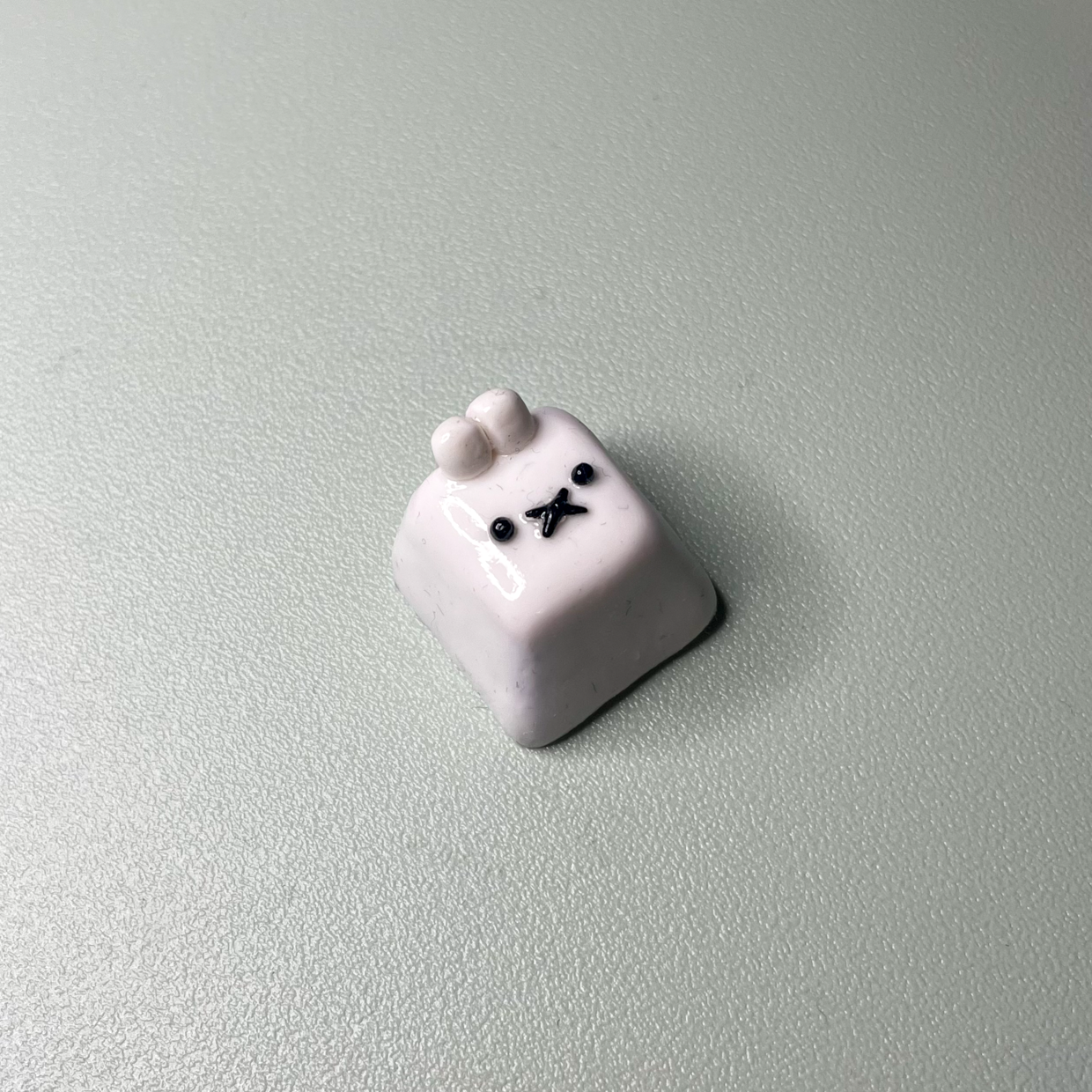 Miffy Bunny Polymer Clay Keycaps / Handcrafted Artisan Decor for Mechanical Keyboard