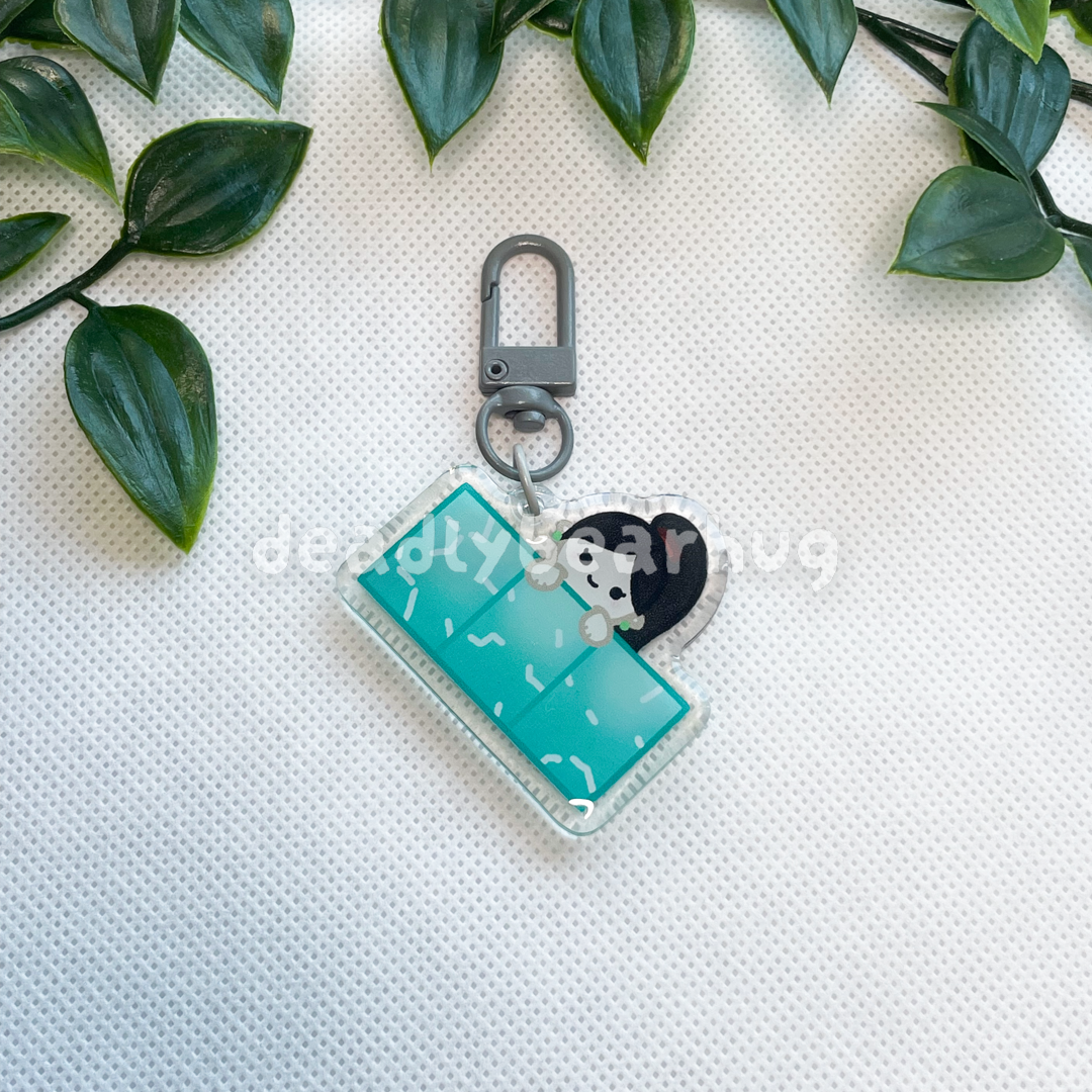 Sage Wall and Bandaid / Valorant Agent Ability Acrylic Keychain Charm | Double Sided Epoxy | Matte Vinyl Sticker