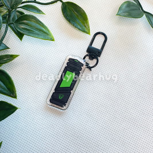 Viper Poison Vial / Valorant Agent Ability Acrylic Keychain Charm | Double Sided Epoxy