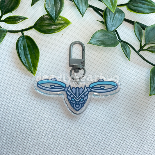 Sova Drone Owl / Valorant Agent Ability Acrylic Keychain Charm | Double Sided Epoxy