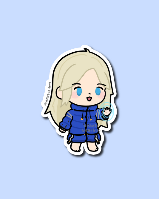 Diana Pragmata Android Gaming Vinyl Sticker