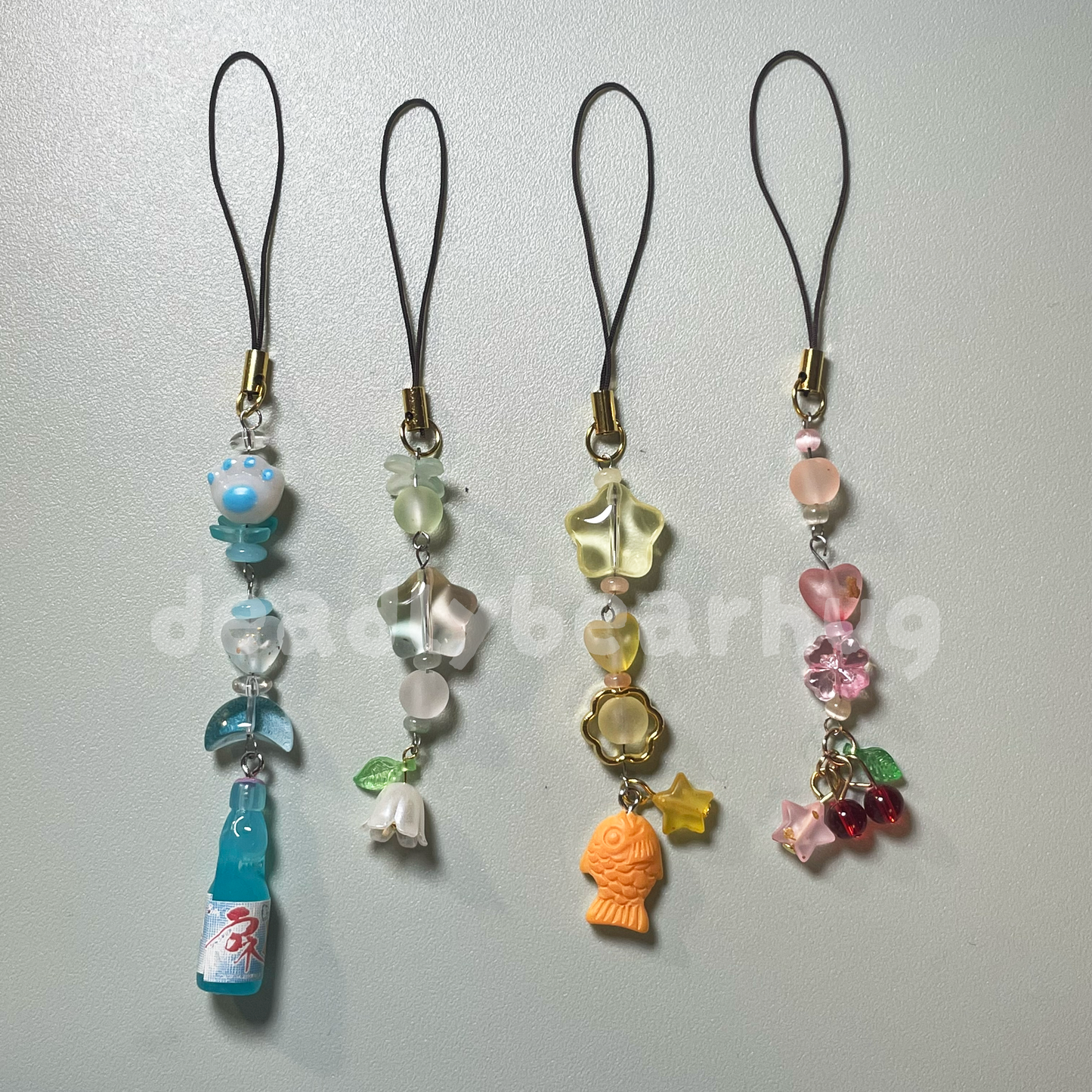 Handmade Y2K Charm Keychain for Bags, Backpacks & Phones