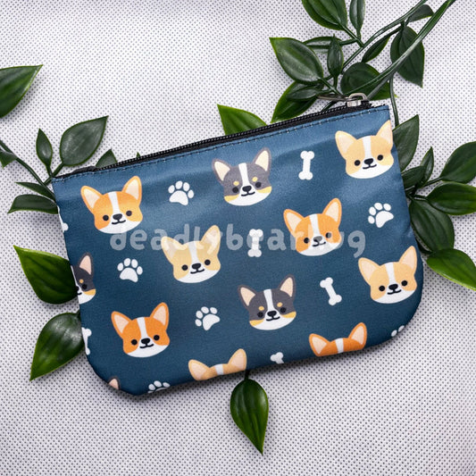 Corgi Zipper Small Coin Purse Accessory