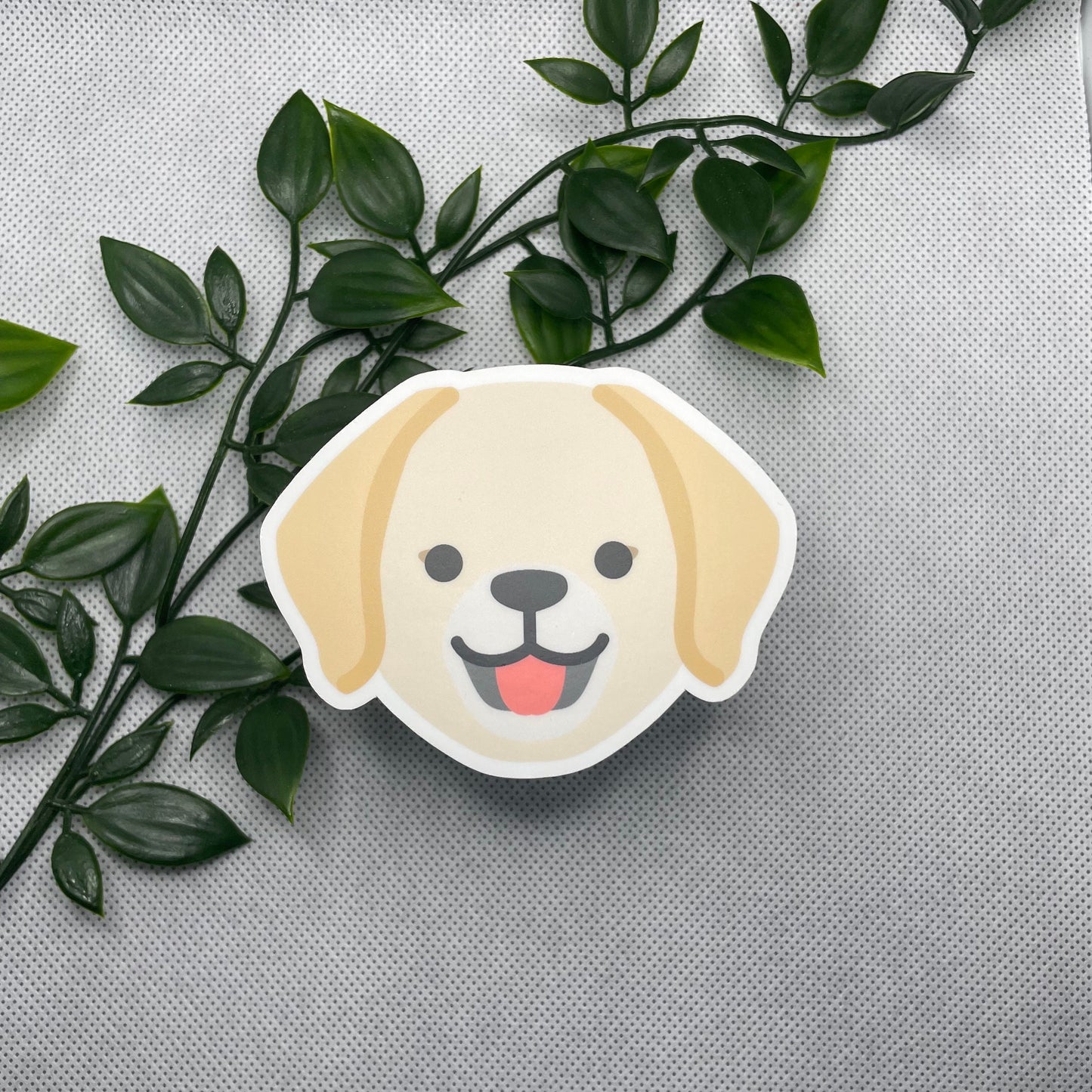 Labrador Retriever Dog Weatherproof Matte Vinyl Sticker Decal / White Chocolate Black Yellow